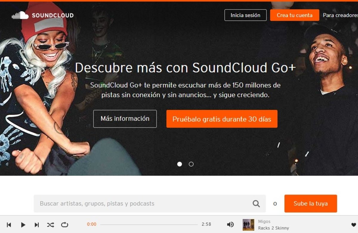 Música online en SoundCloud