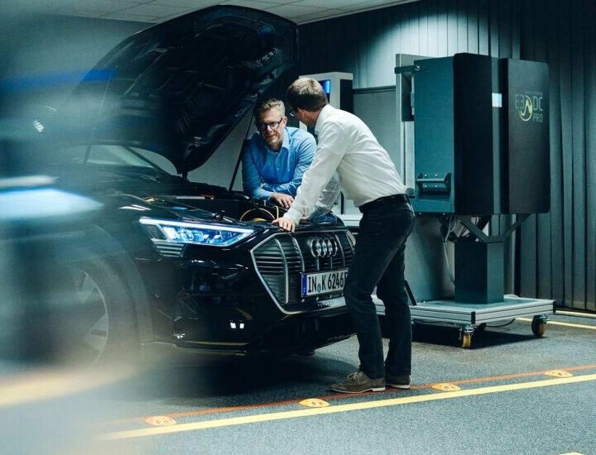 Audi y su revolucionario sistema de carga bidireccional para coches eléctricos
