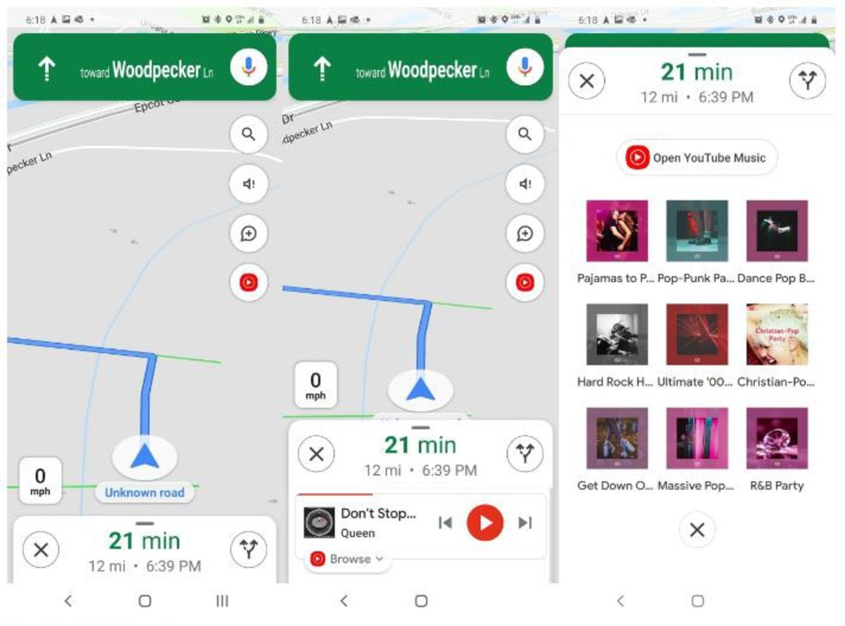 Descubre cómo usar YouTube Music en el modo de navegación de Google Maps