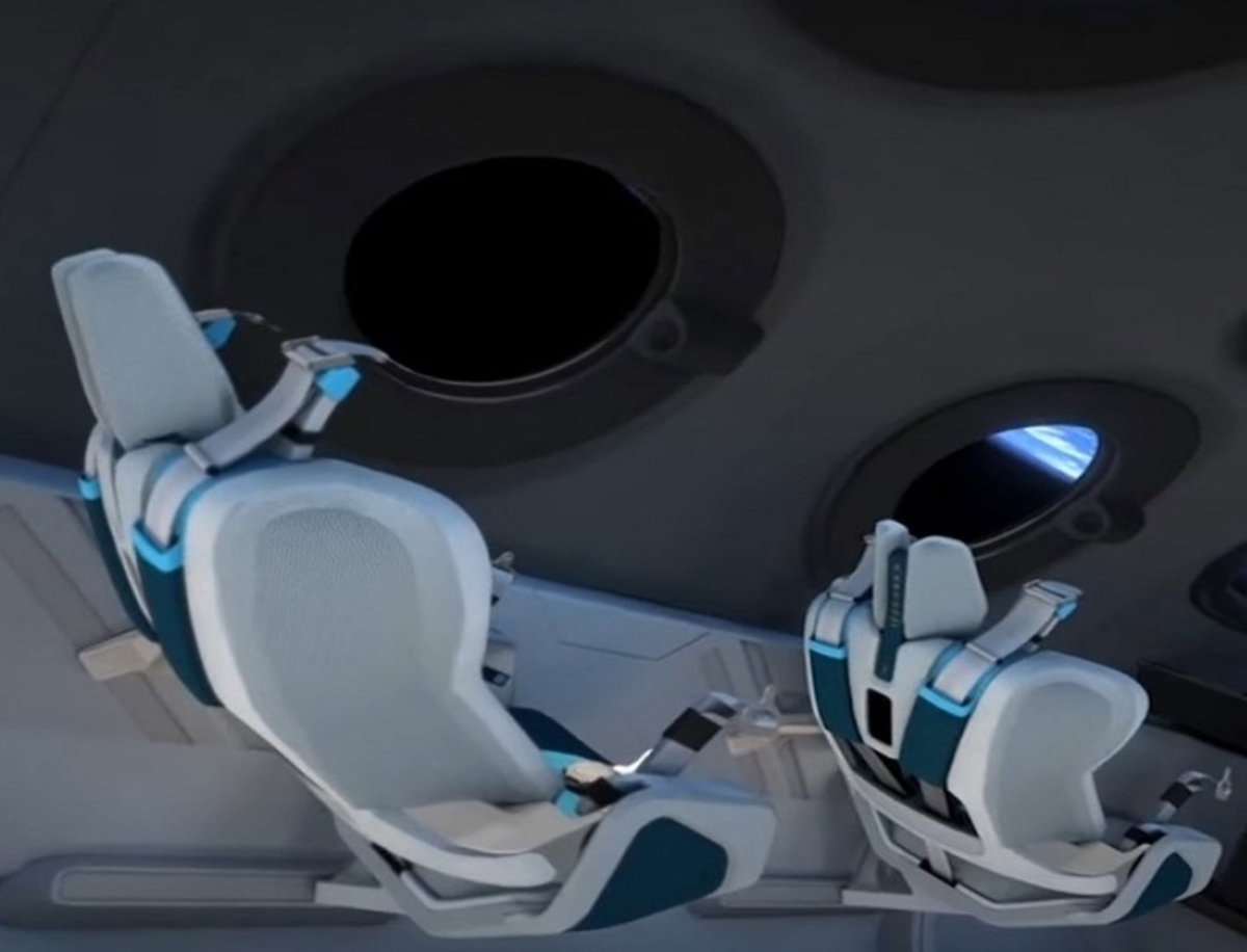 Virgin Galactic presenta su cabina de las naves para paseos en el espacio