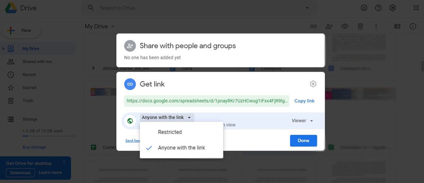 Cómo compartir archivos en Google Drive, paso a paso