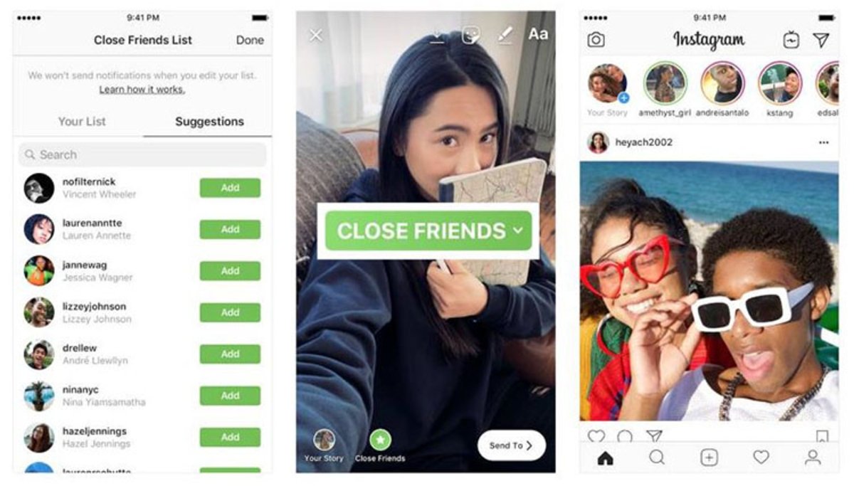 Cómo compartir Historias de Instagram con tu lista de Mejores amigos