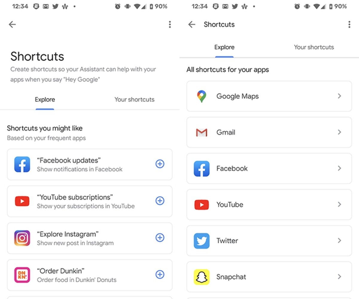 Como crear atajos en Google Assistant para publicar en tus redes sociales