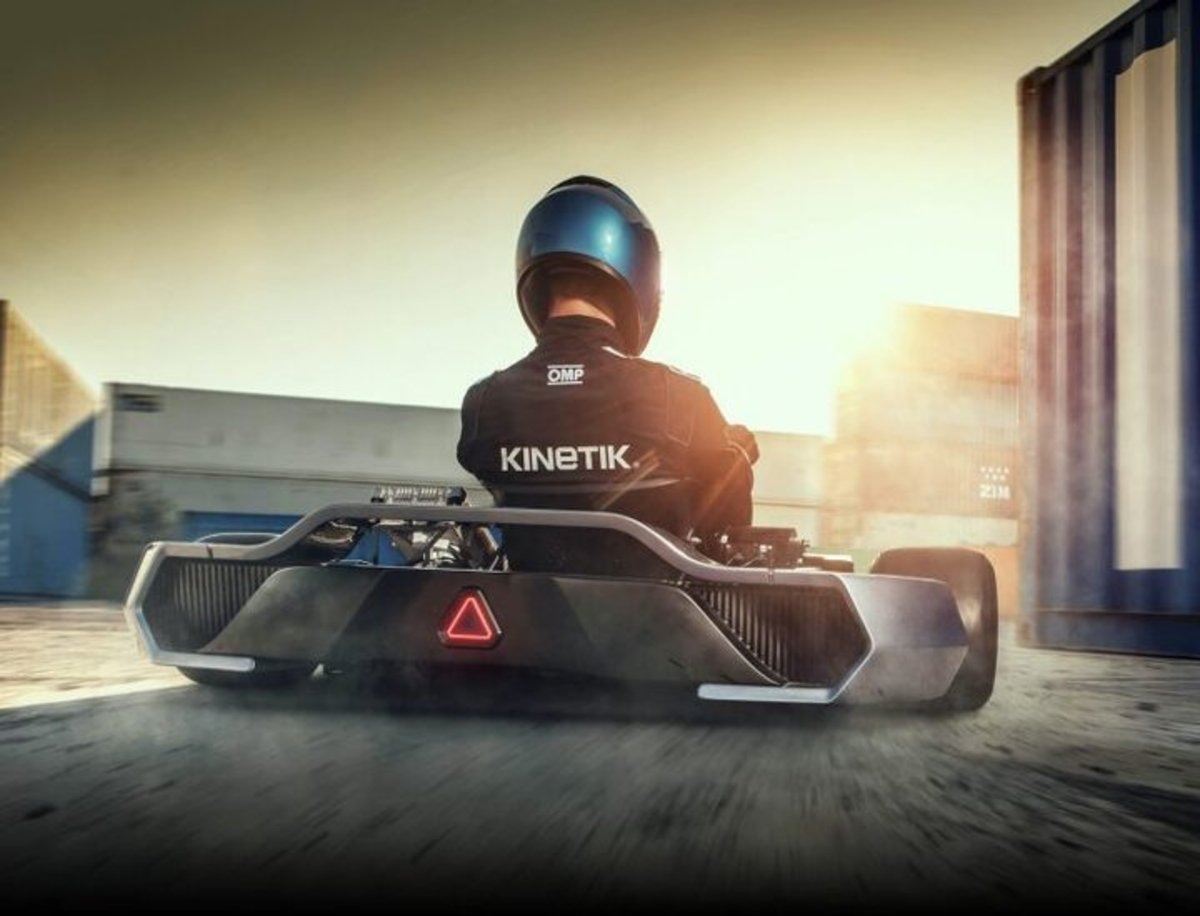 El kart eléctrico es una realidad, así es el modelo de Kinetik Automotive