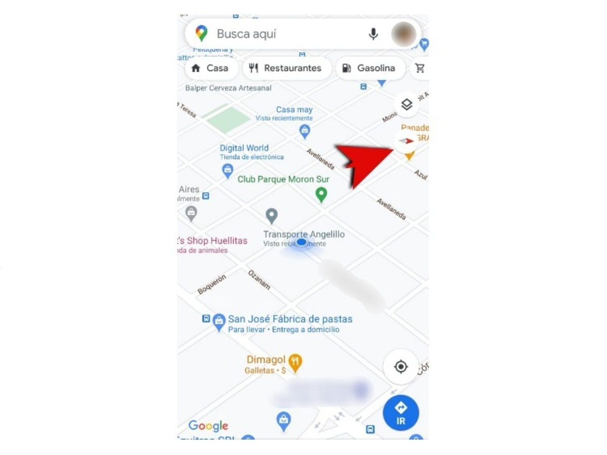 Cómo saber a qué dirección estás orientado en Google Maps