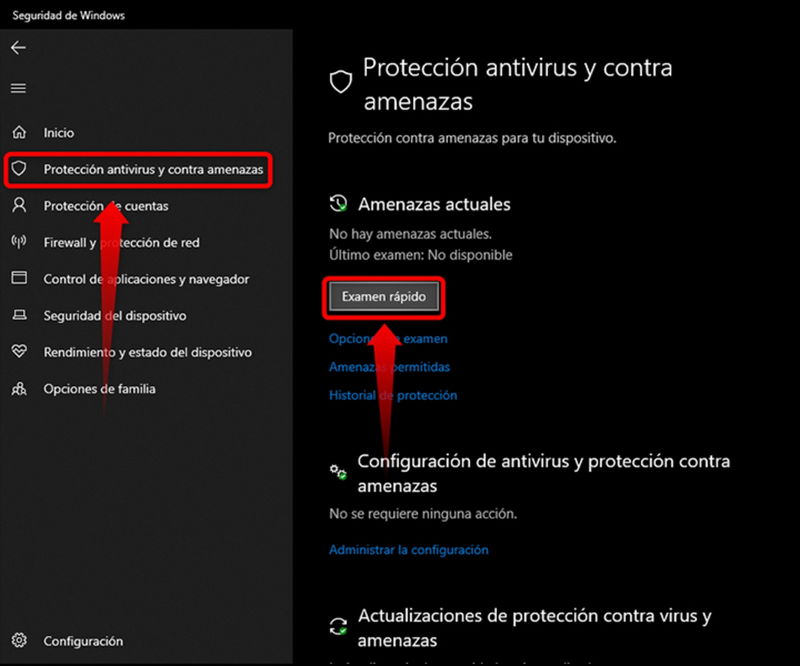 Cómo quitar un virus en PC con Windows Defender
