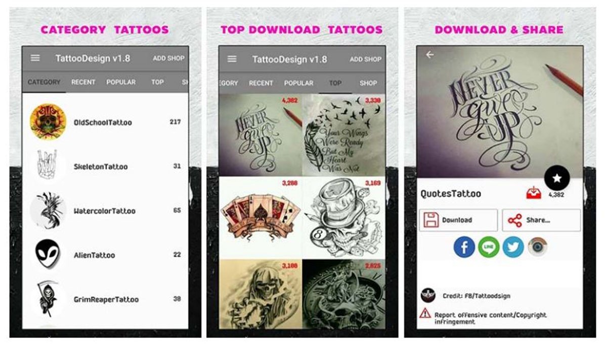 Diseña el tatuaje de tus sueños con estas 5 apps para Android e iOS
