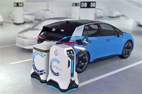 Volkswagen presenta su prototipo de robot para cargar coches eléctricos de forma autónoma