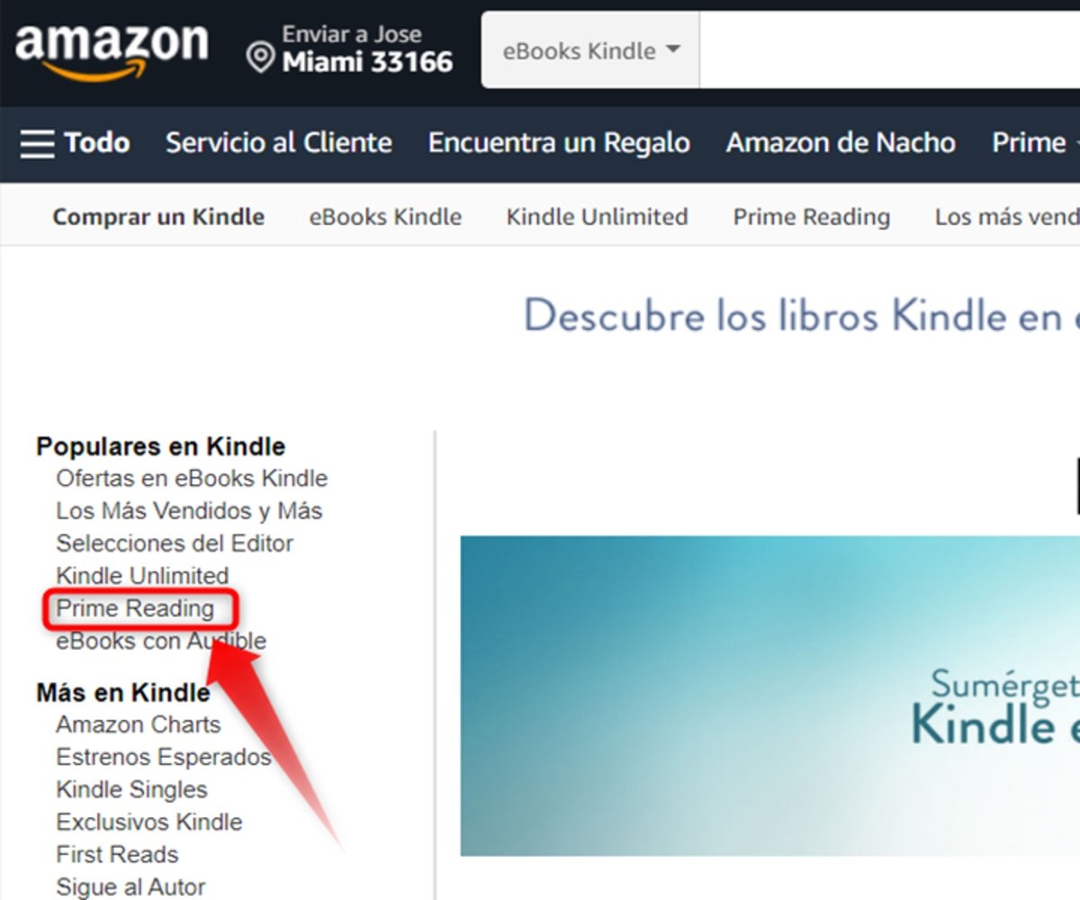 Como encontrar y descargar eBooks gratis con Amazon Prime-1