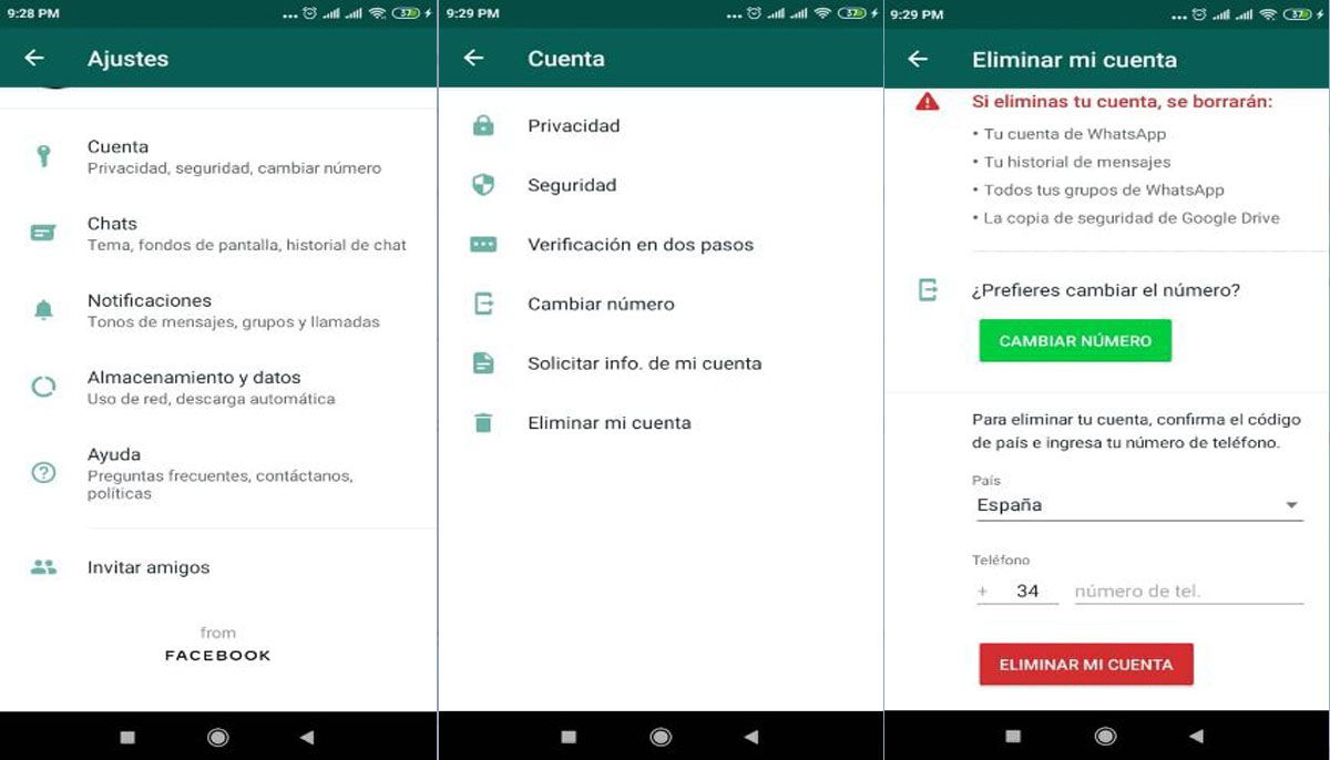 Cómo Eliminar Una Cuenta De Whatsapp Definitivamente 5825