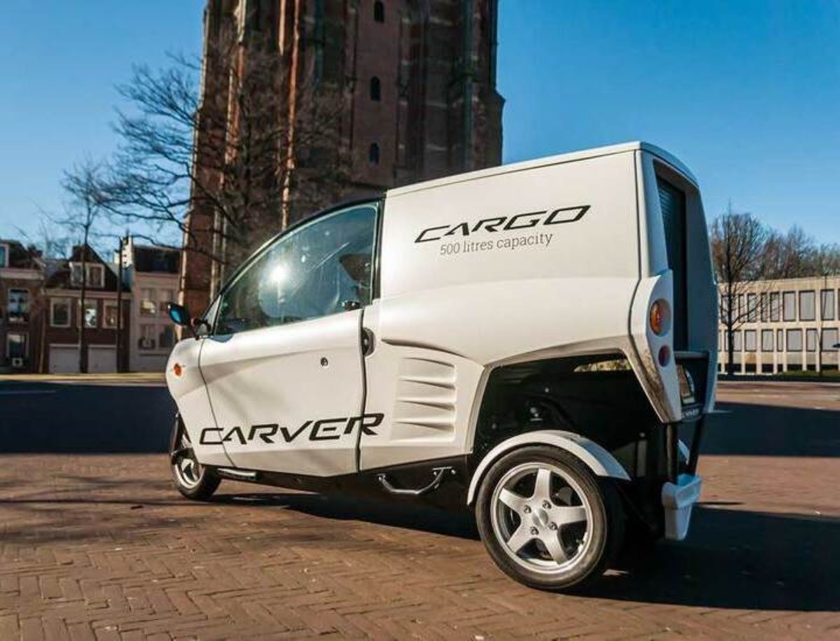 Carver Cargo, un triciclo eléctrico creado para el reparto logístico del futuro