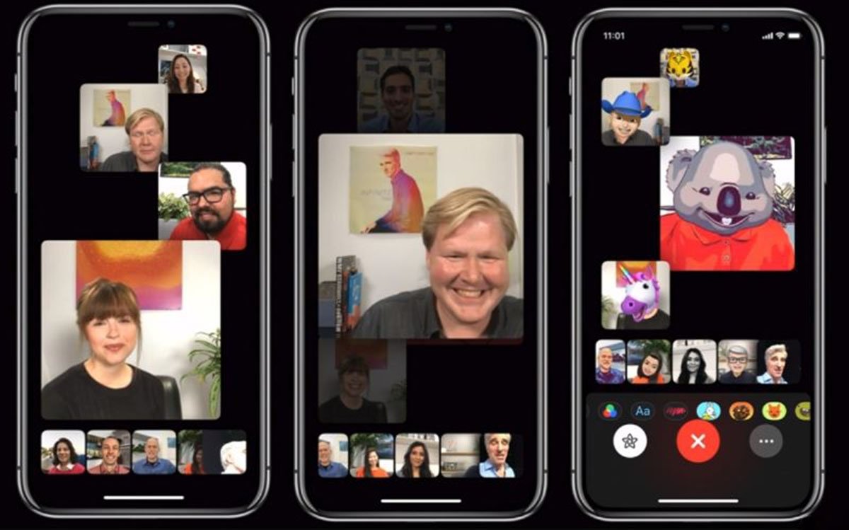 Cómo hacer videollamadas grupales de FaceTime  en iPhone o iPad