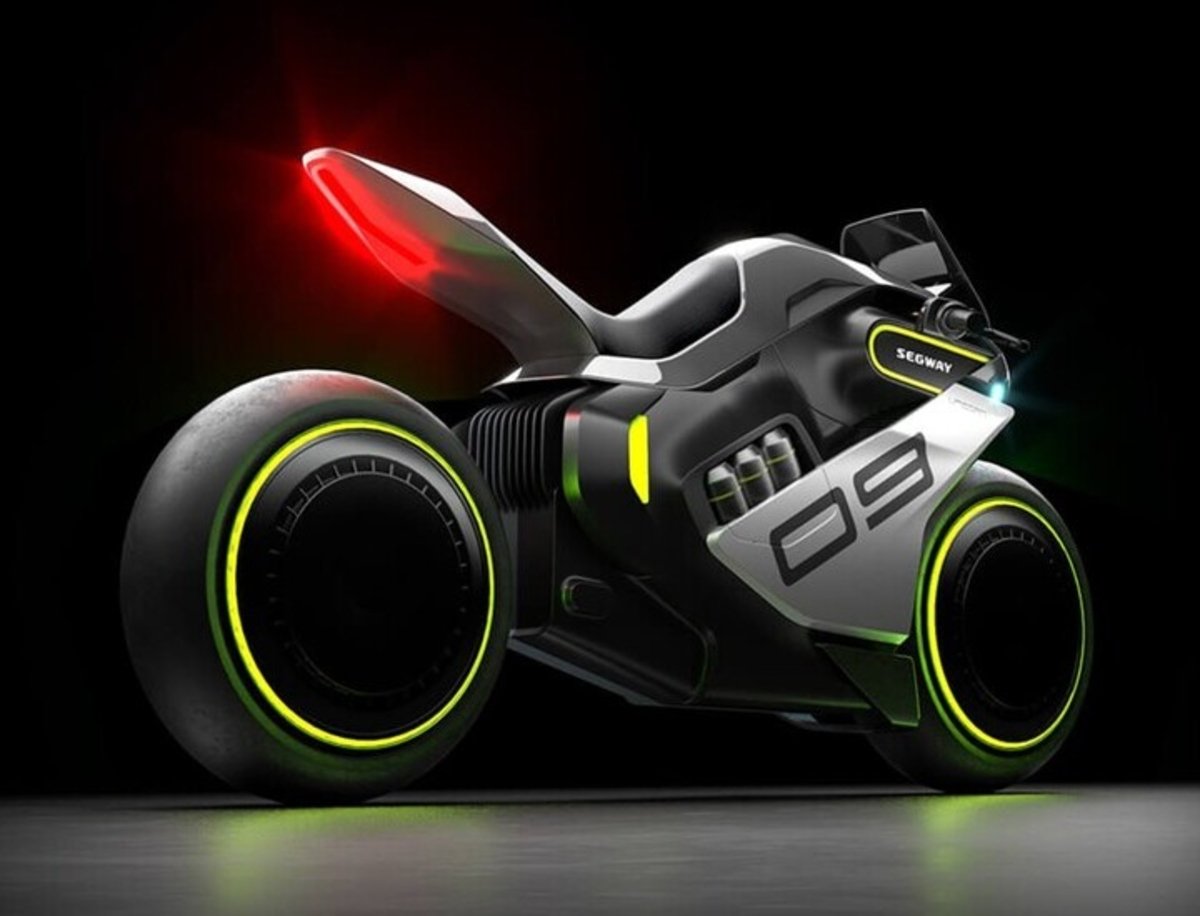 Segway Apex H2, la motocicleta venida del futuro que funciona con hidrógeno