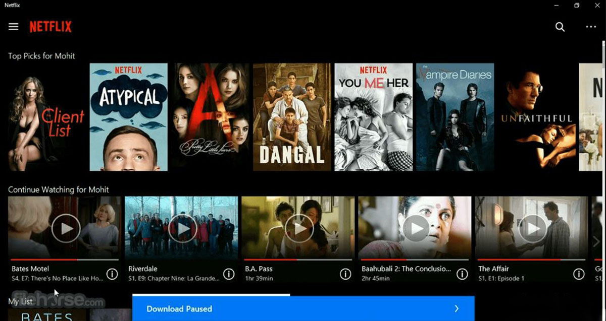 Cómo cambiar ubicación de descargas de Netflix en Windows 10