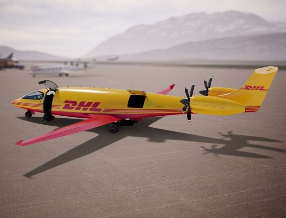 DHL probará a realizar envíos de paquetería con este avión totalmente eléctrico