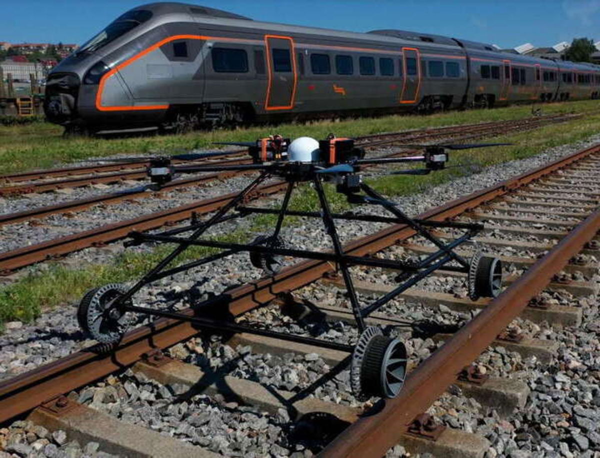 Staaker BG-300, el dron que evitará accidentes en el tráfico ferroviario