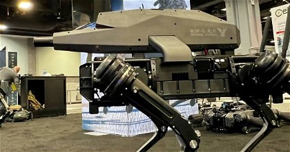 Black Mirror se hace realidad: arman a uno de los perros robots de Boston Dynamics con un rifle de francotirador