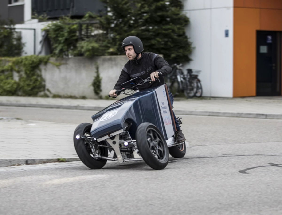Lastkraftflitzer, un medio de transporte basculante divertido para la ciudad