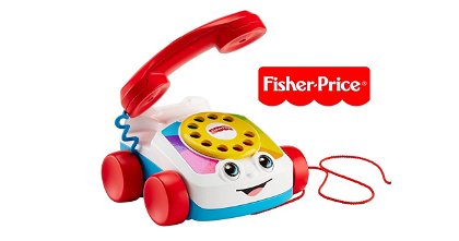Fisher Price lanza una versión especial de su famoso teléfono de juguete: tiene altavoz, bluetooth y sirve para hacer llamadas
