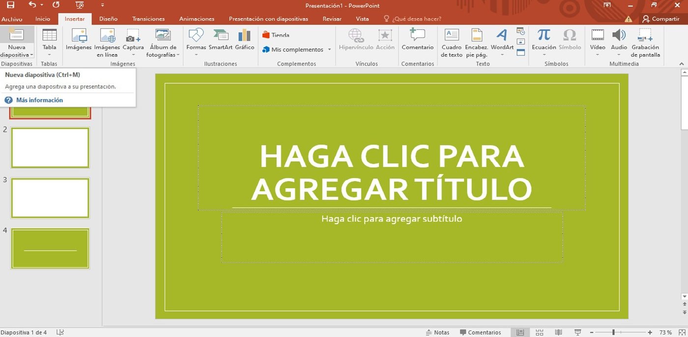 Cómo agregar o eliminar una diapositiva en una presentación de PowerPoint