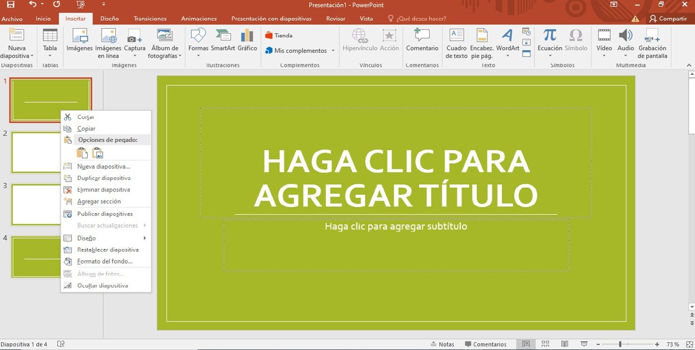 Cómo agregar o eliminar una diapositiva en una presentación de PowerPoint