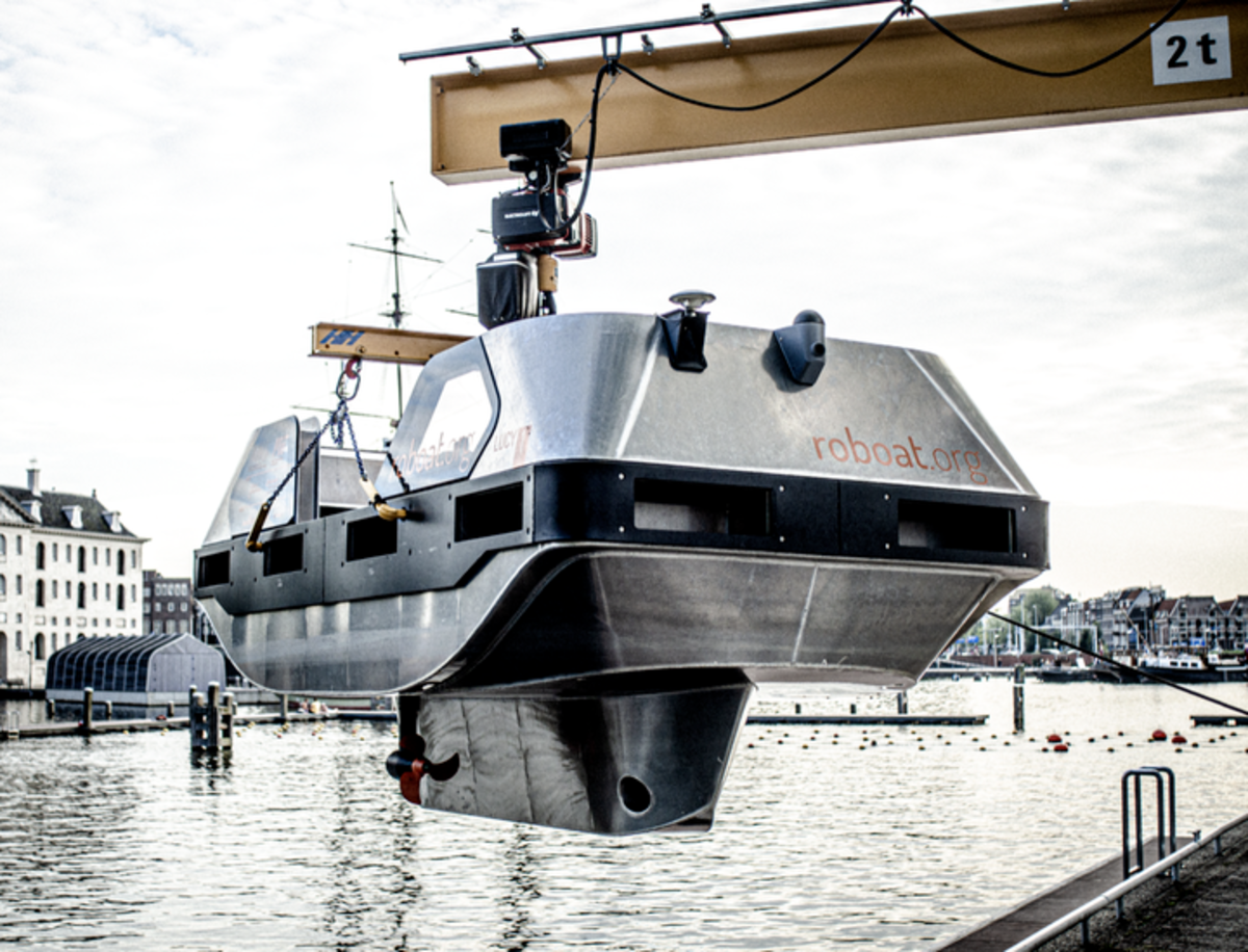 Roboat III, el medio de transporte que dominará las aguas de Amsterdam en el futuro