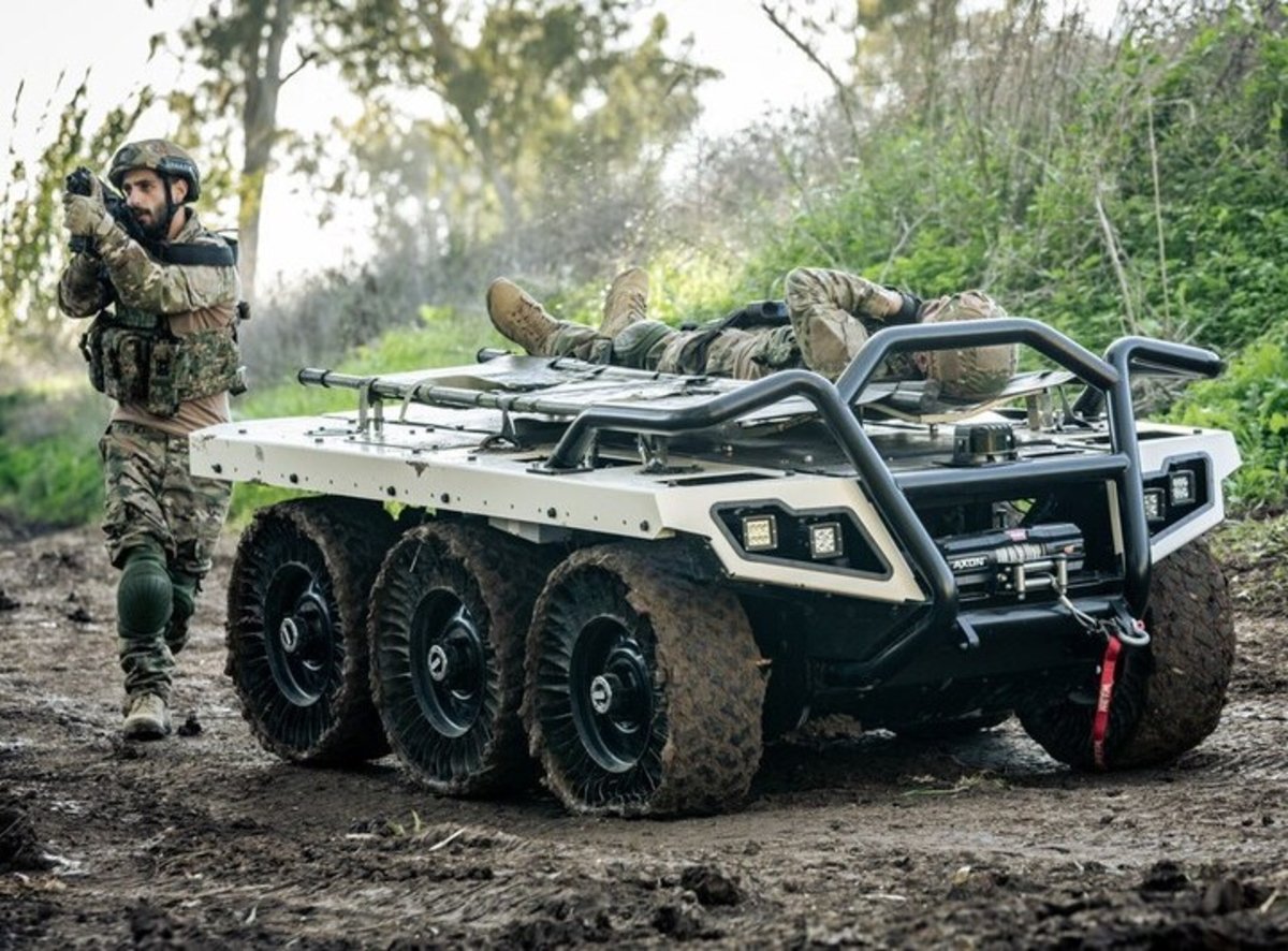 Rook UGV, el vehículo militar autónomo y eléctrico para superar todo tipo de obstáculos