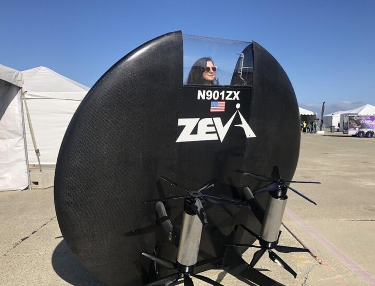 Zeva Zero, el eVTOL con forma de ovni que podría llevarte a cualquier sitio en el futuro
