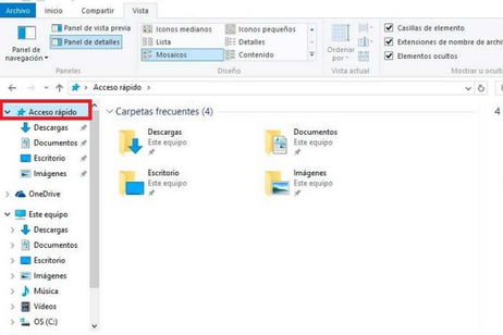 Configura el menú de acceso rápido de tu Windows 10