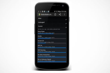 Averigua qué consume tu batería con Better Battery Stats Averigua qué consume tu batería con Better Battery Stats