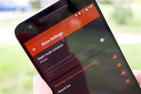 Consigue el tema oscuro de Android N gracias a Nova Launcher