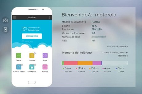 Análisis de AirMore, gestiona tu smartphone desde tu PC