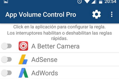 Controla el volumen de cada app de forma independiente en tu dispositivo Android Controla el volumen de cada app de forma independiente en tu dispositivo Android