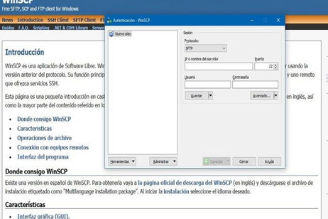 WinSCP, un cliente FTP gratuito para tus desarrollos web