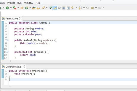 Programación orientada a objetos: clases abstractas e interfaces Programación orientada a objetos: clases abstractas e interfaces
