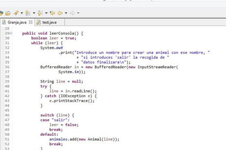 Programación orientada a objetos: entrada/salida de datos Programación orientada a objetos: entrada/salida de datos