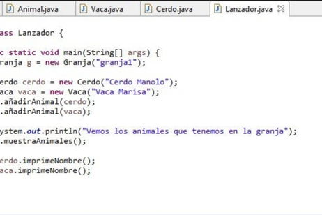 Programación orientada a objetos: herencia