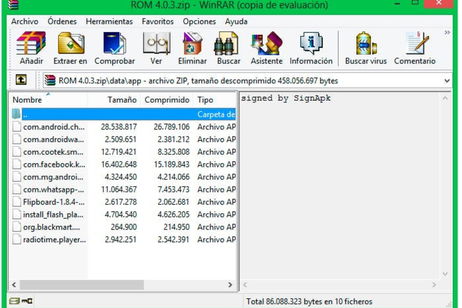 Suprime aplicaciones de una ROM antes de instalarla en tu dispositivo Suprime aplicaciones de una ROM antes de instalarla en tu dispositivo