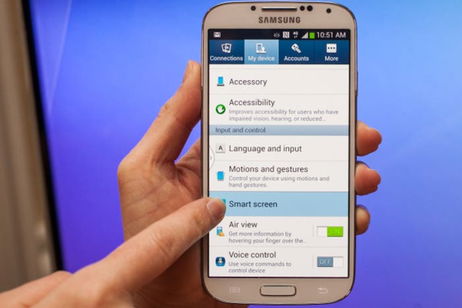 Cómo usar las funciones smart del Samsung Galaxy S4