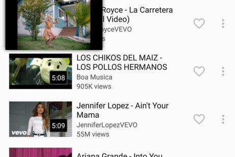 Reproduce música en streaming desde Youtube a través de tu Android