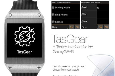 TasGear, Tasker para el Galaxy Gear TasGear, Tasker para el Galaxy Gear