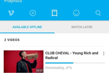 Vimeo permite ahora descargar vídeos en dispositivos Android Vimeo permite ahora descargar vídeos en dispositivos Android