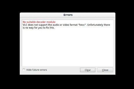 Cómo solucionar el error "hevc" en VLC