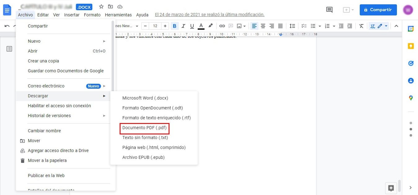 Cómo convertir un documento de Word en PDF online y fácil