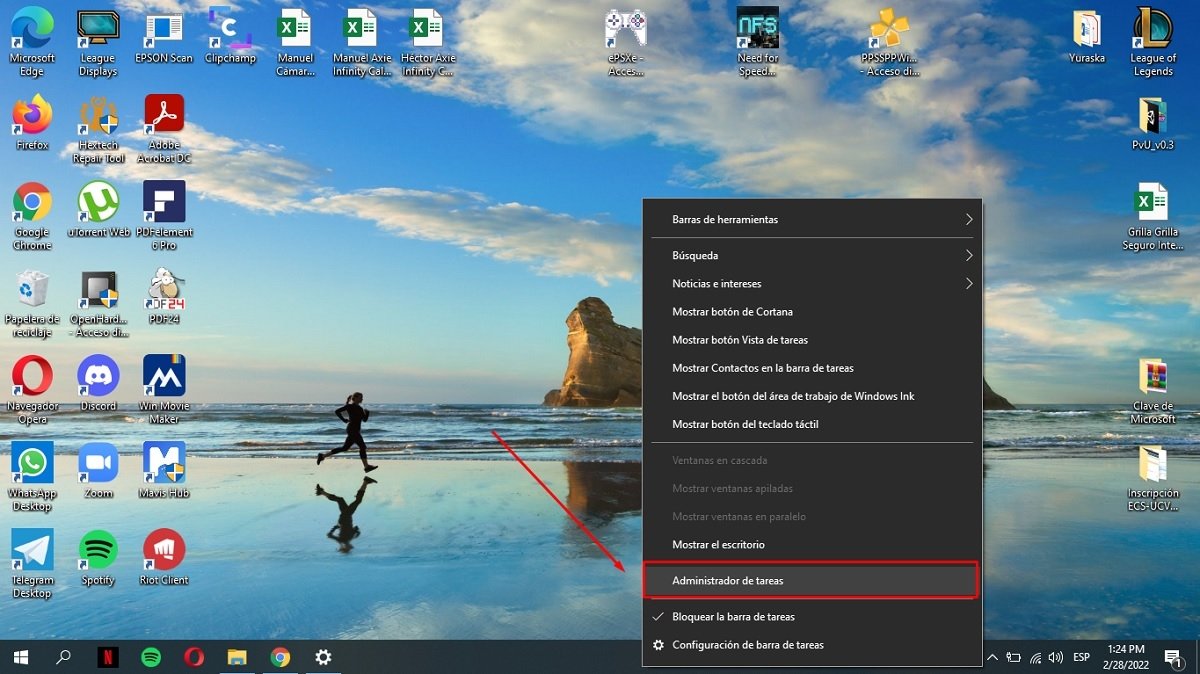 Quita aplicaciones de inicio en Windows 10 con el administrador de tareas