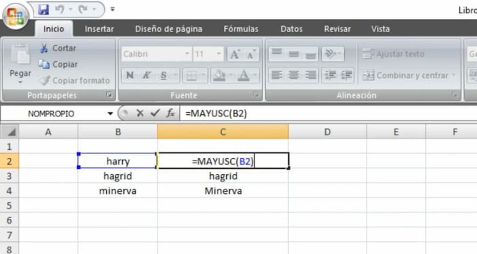 Cambia las letras iniciales de mayúsculas a minúsculas o viceversa, utilizando esta fórmula de Excel