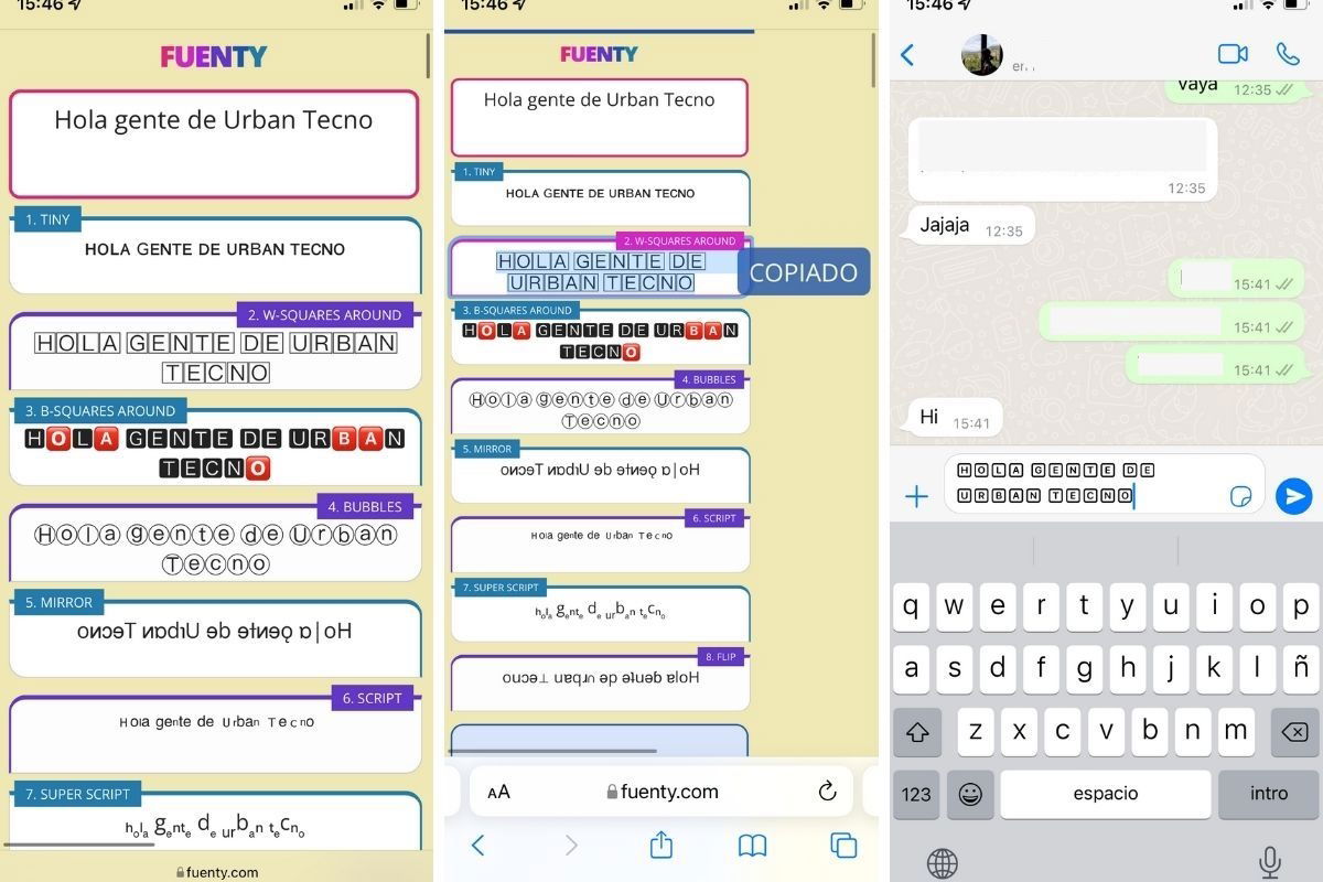 Cómo cambiar el tipo de letra en WhatsApp