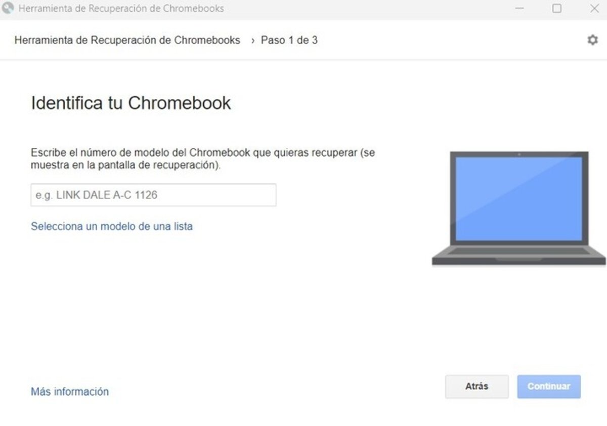 Chrome OS Flex - Proceso de instalación 2 de 6