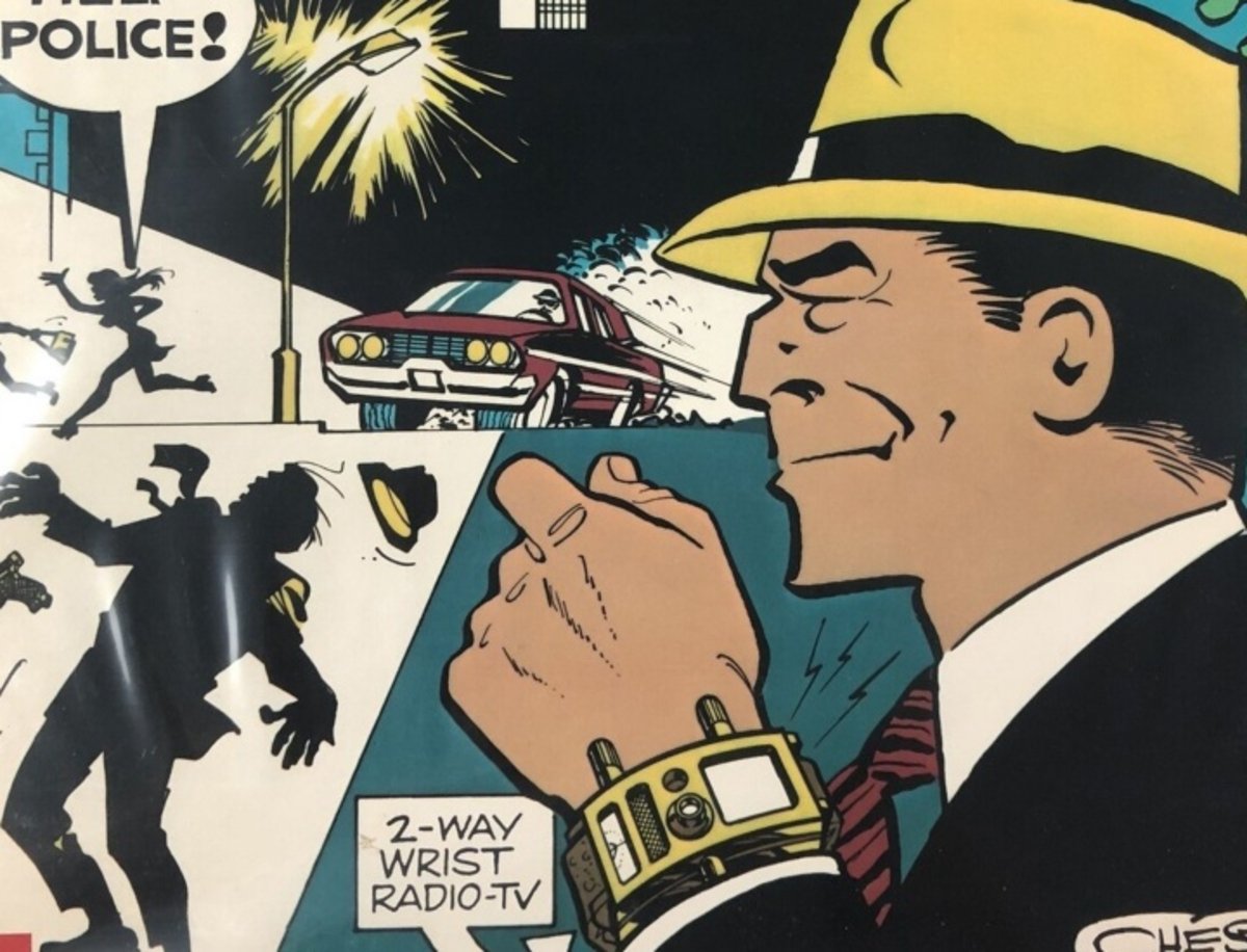 Dick Tracy ya avanzó la era de los relojes inteligentes.