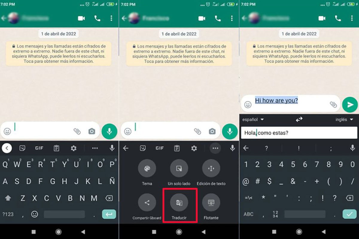 Cómo traducir mensajes en WhatsApp sin instalar nada